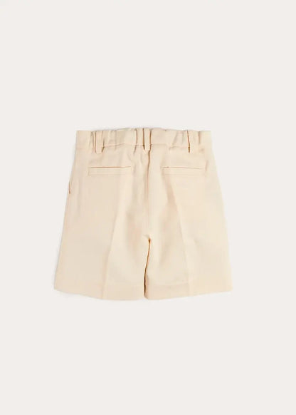 Tailored Shorts in Cream (4-8yrs) SHORTS from Pepa London