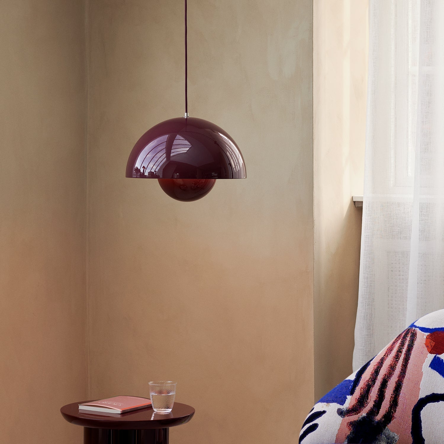 &tradition | flowerpot VP7 pendant lamp | dark plum 37cm