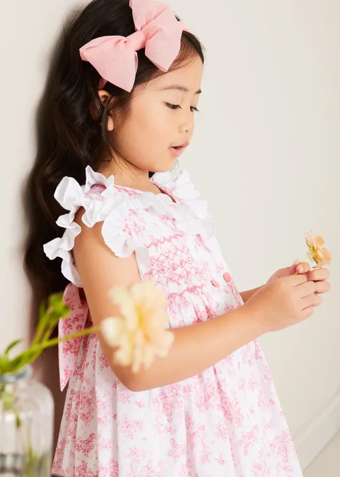 Traditional Big Bow Tulle Hairband in Dusty Pink HAIR ACCESSORIES from Pepa London
