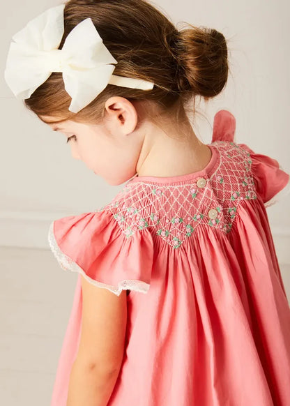 Traditional Big Bow Tulle Hairband in Ivory HAIR ACCESSORIES from Pepa London