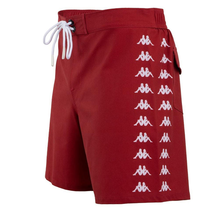 Traje de Baño Men Red Banda Red White