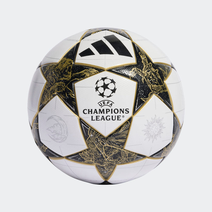 adidas UCL League Soccer Ball Equipment Adidas 4 White/Black/Gold-JZ9995