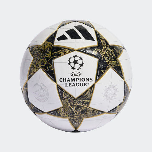 adidas UCL League Soccer Ball Equipment Adidas 4 White/Black/Gold-JZ9995