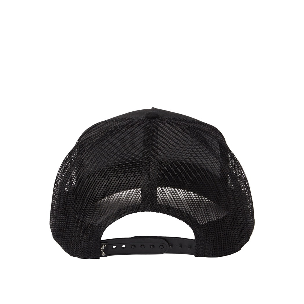 BILLABONG - STACKED TRUCKER HAT | Black (Leather)