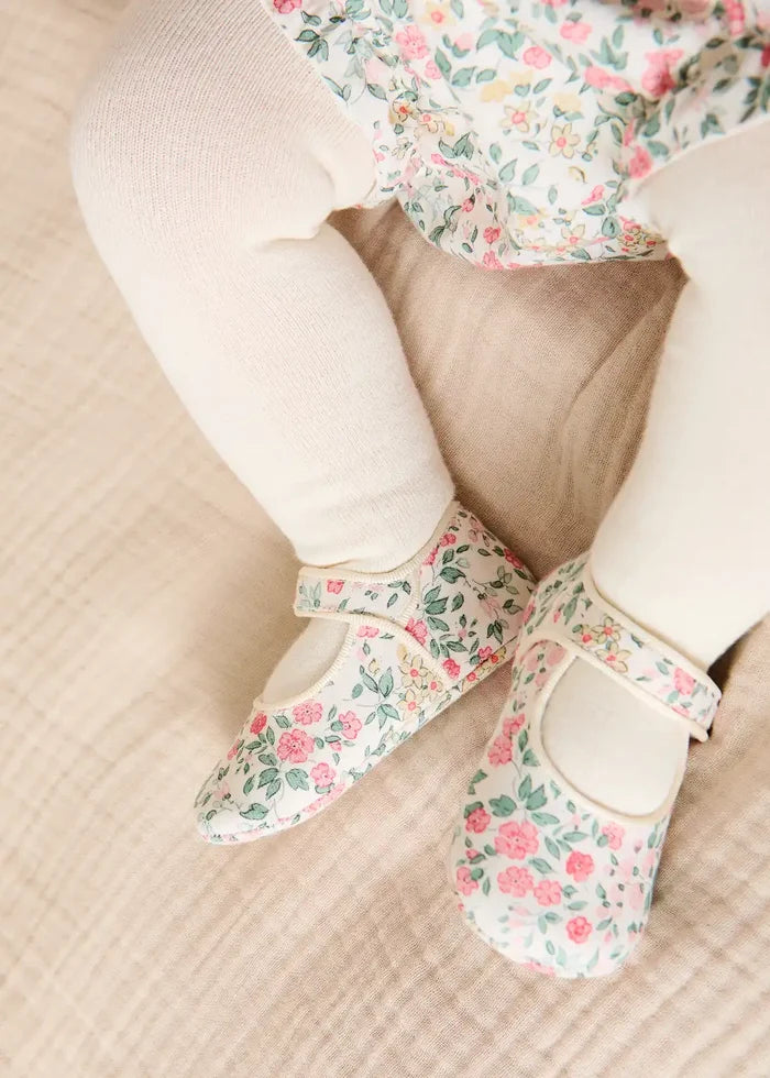 Violet Floral Bow Detail Bloomers in Pink (3mths-3yrs) Bloomers from Pepa London