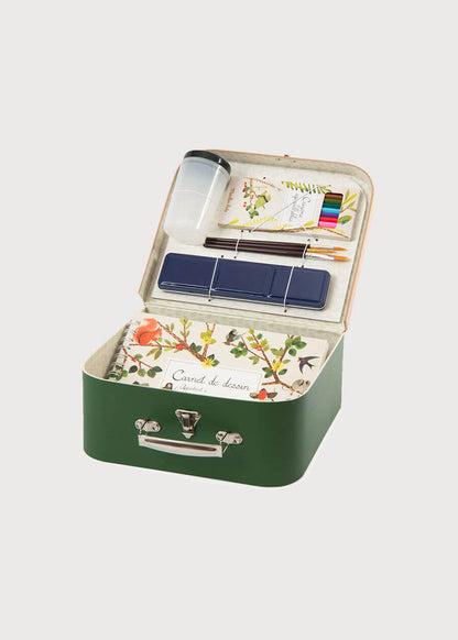 Watercolour Artists Kit In Mini Suitcase TOYS from Pepa London