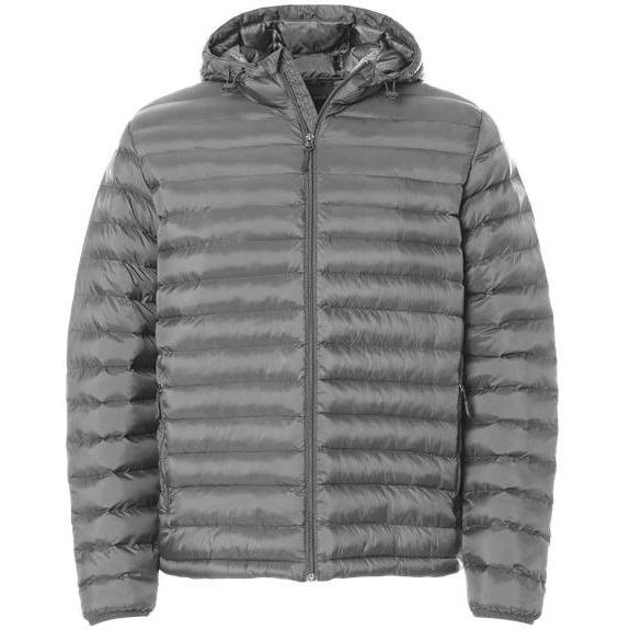 Weatherproof Lightweight Poly-filled Hooded Puffer Jacket