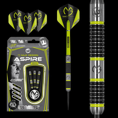 WINMAU MVG Aspire Darts - 80% Tungsten - 24g