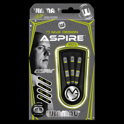 WINMAU MVG Aspire Darts - 80% Tungsten - 23g