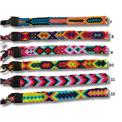 Woven Friendship Adjustable Hat Band Macrame - Mexico