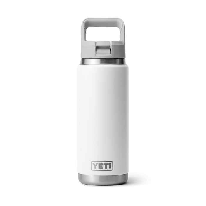 Yeti 26 oz Rambler Bottle w/Straw Cap Accessories Yeti White