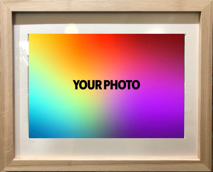 Your photo print with wood frame
