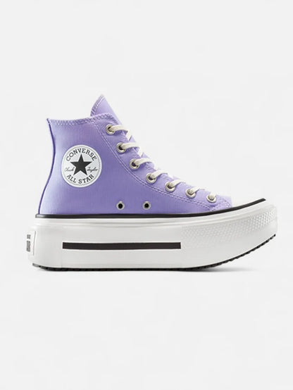Zapatillas Converse Chuck Taylor Double Stack Hi Lila