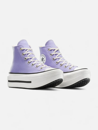 Zapatillas Converse Chuck Taylor Double Stack Hi Lila