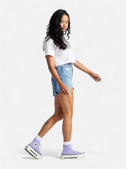 Zapatillas Converse Chuck Taylor Double Stack Hi Lila