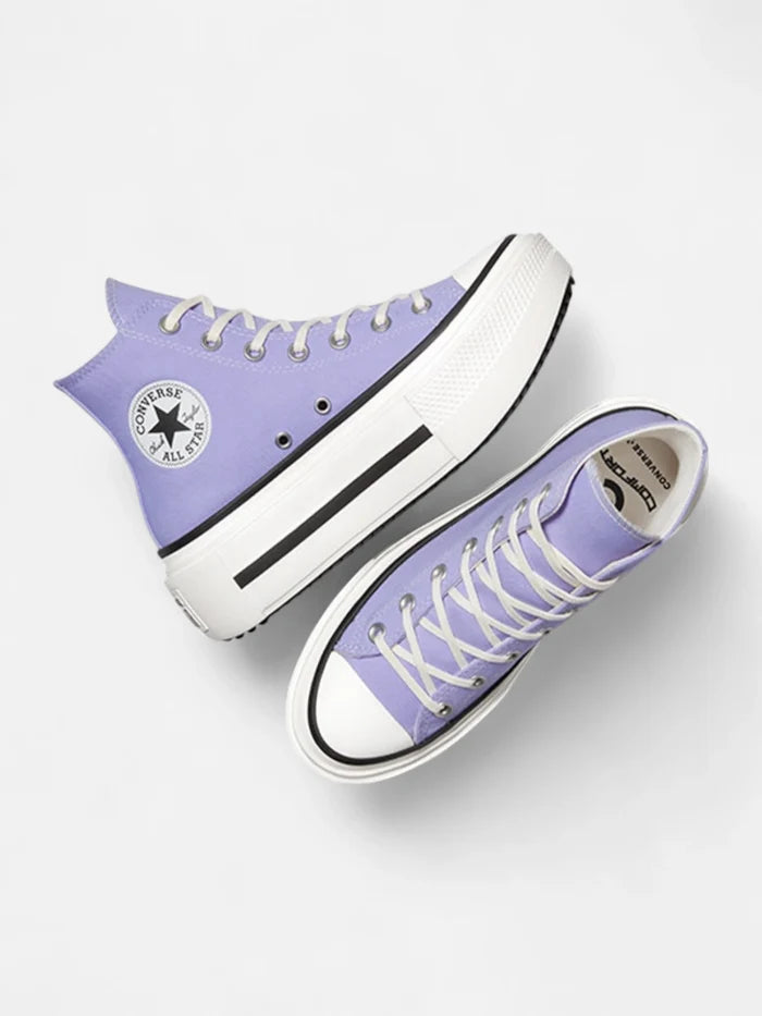 Zapatillas Converse Chuck Taylor Double Stack Hi Lila
