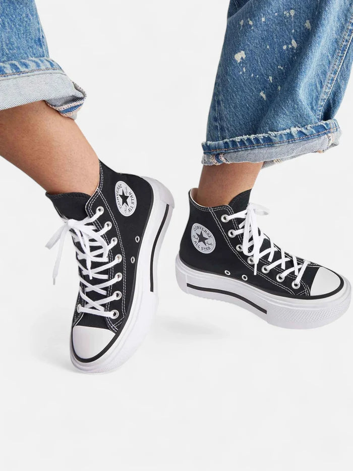 Zapatillas Converse Chuck Taylor Double Stack Hi Negro