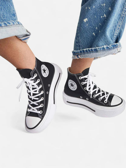 Zapatillas Converse Chuck Taylor Double Stack Hi Negro