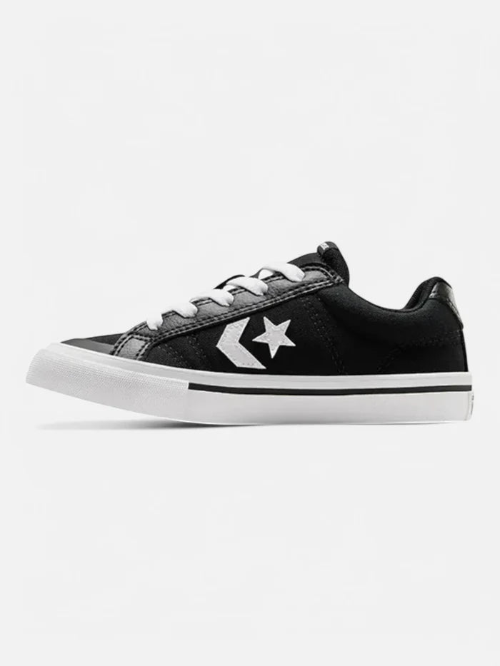 Zapatillas Converse Niño Sport Casual Negro Blanco