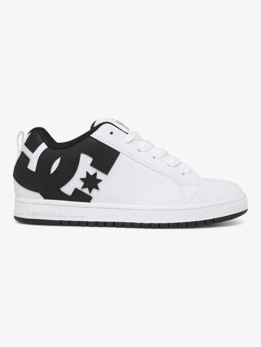 Zapatillas Dc Court Graffik Blancas Negro